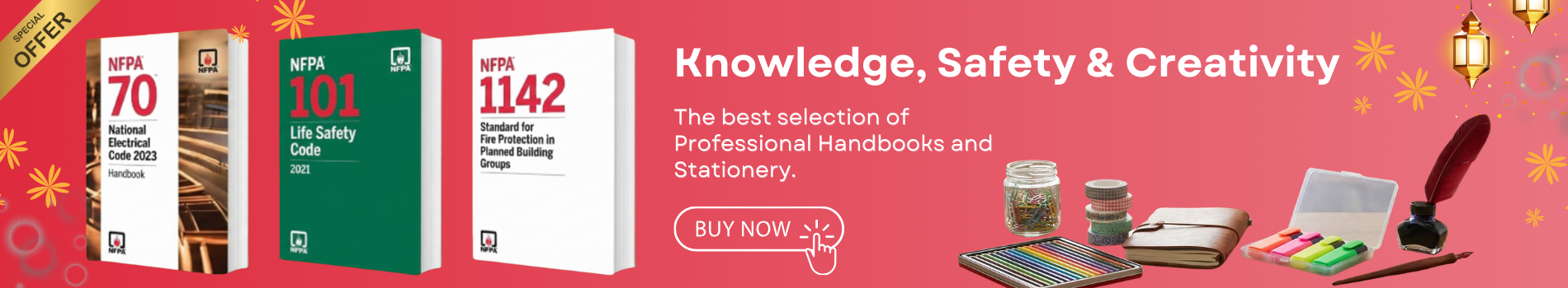 Knowledge, safety and creativity. Shop NFPA books.