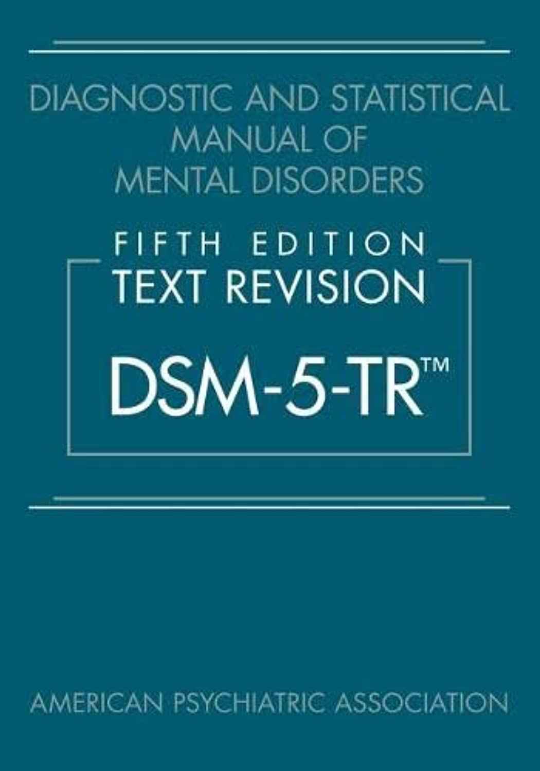 DSM-5-TR: Diagnostic and Statistical Manual of Mental Disorders, Fifth Edition Text Revision | Paperback Import
