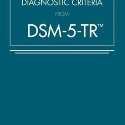Desk Reference to the Diagnostic Criteria from DSM-5-TR | Paperback