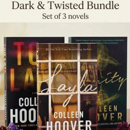 Colleen Hoover Dark & Twisted Bundle: Verity, Too Late & Layla | 3-Book Paperback Set