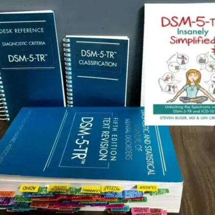 DSM-5-TR Combo Set: Desk Reference to the Diagnostic Criteria (Spiral) + Official Index Tabs