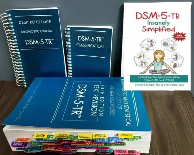 DSM-5-TR Combo Set: Desk Reference to the Diagnostic Criteria (Spiral) + Official Index Tabs
