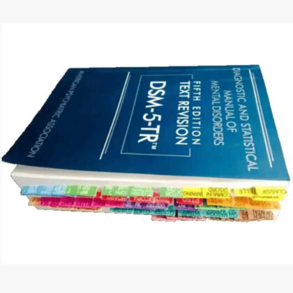 DSM-5-TR Tabbed Edition: Diagnostic and Statistical Manual of Mental Disorders | Paperback with Tabs