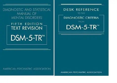DSM-5-TR Manual + Desk Reference to the Diagnostic Criteria | 2-Book Paperback Set