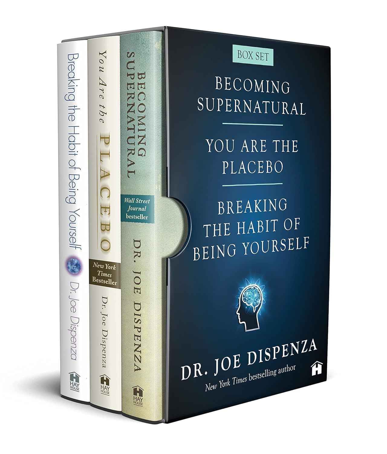 Dr. Joe Dispenza Box Set: Breaking the Habit of Being Yourself, You Are the Placebo & Becoming Supernatural | 3-Book Paperback Collection