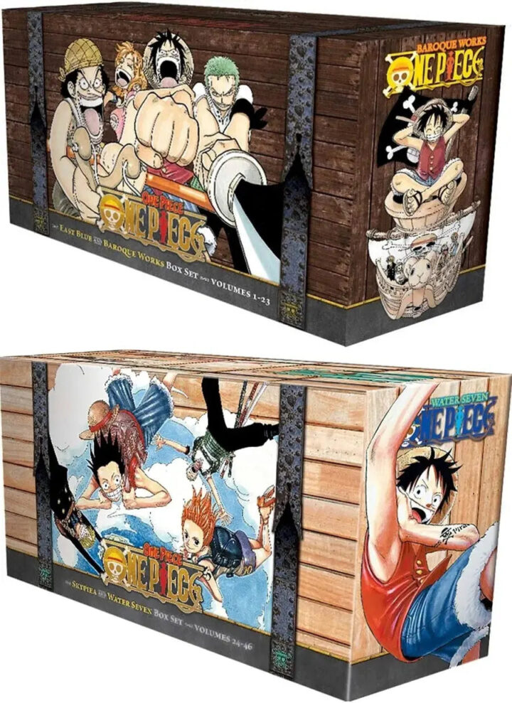 One Piece Manga Box Sets 1 & 2: Volumes 1-46 by Eiichiro Oda | East Blue to Water Seven