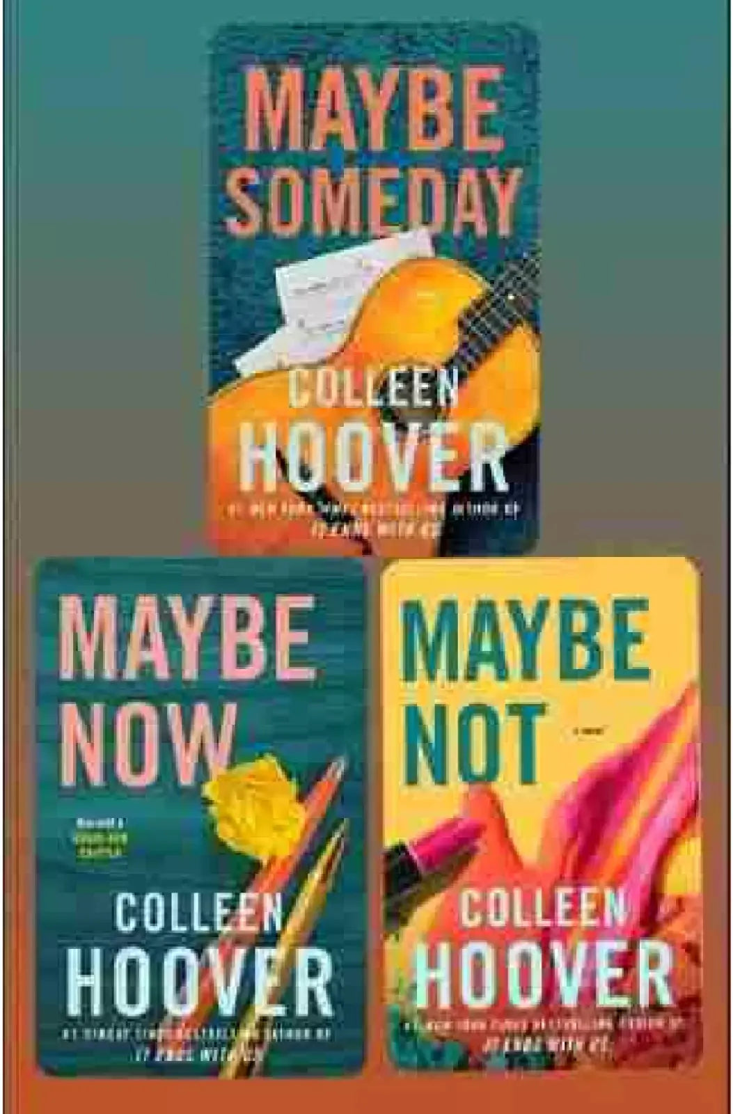 Maybe Someday + Maybe Not + Maybe Now by Colleen Hoover | 3-Book Paperback Combo - Image 5
